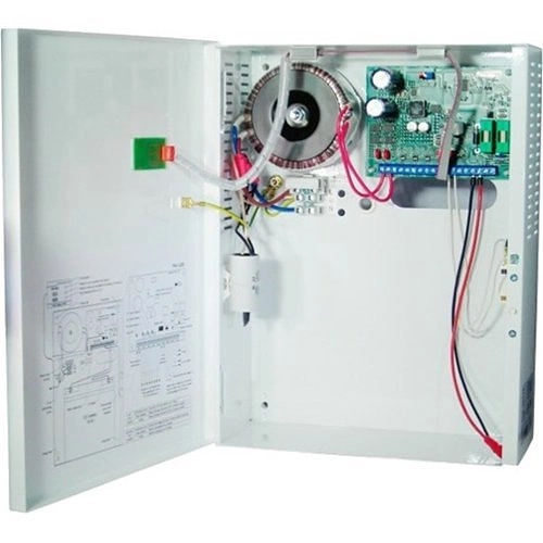 PSV 1225-18 Alarmtech PSV 1225-18 Bloc d`alimentation 2,5A avec fonction ViP, 12V 18AH, boîtier métallique Montage en saillie, indicateur LED
